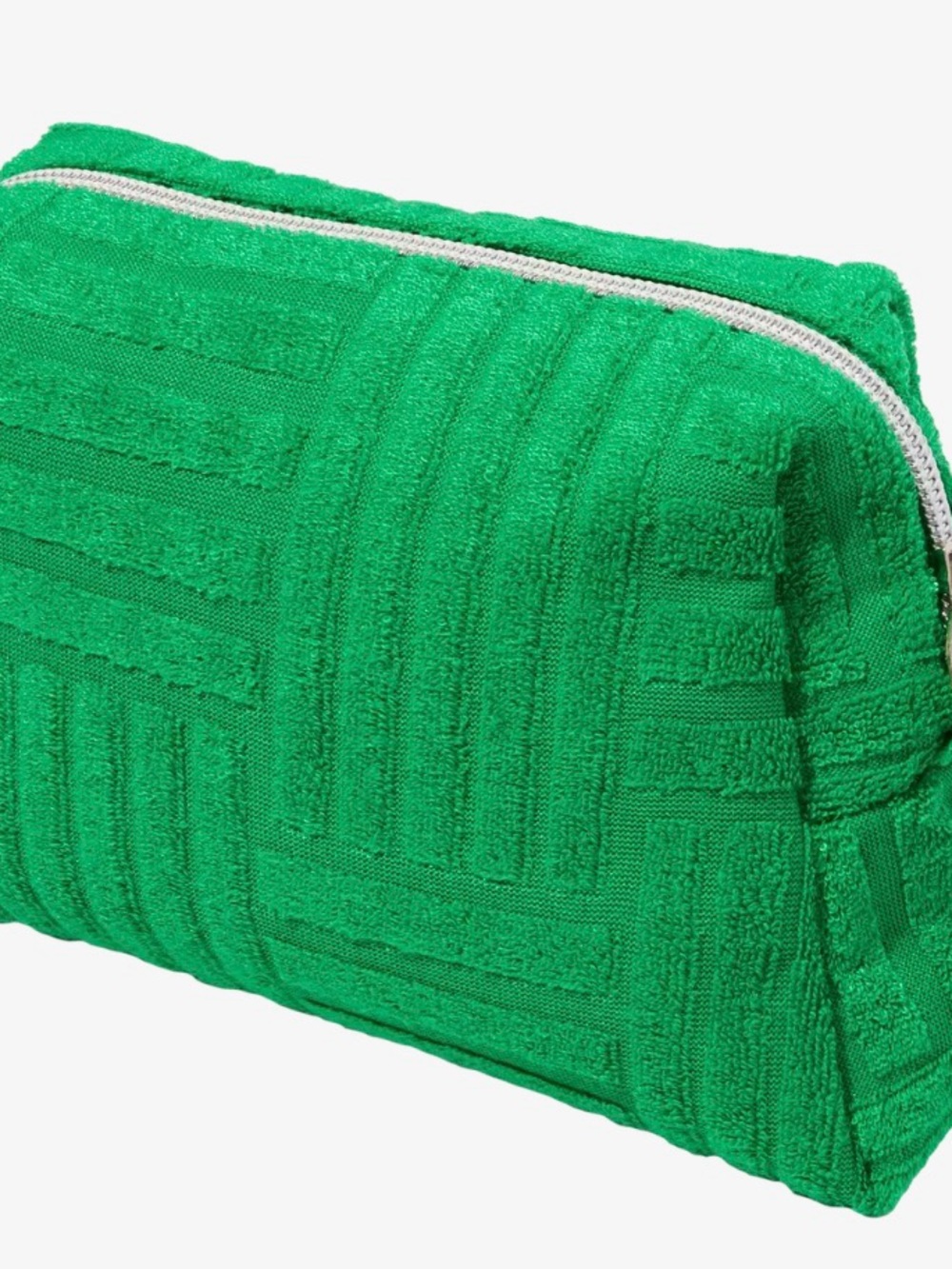 ULTA Green Textured Makeup Pouch with Silver Zipper Charm (includes all makeup) - Picture 2 of 4